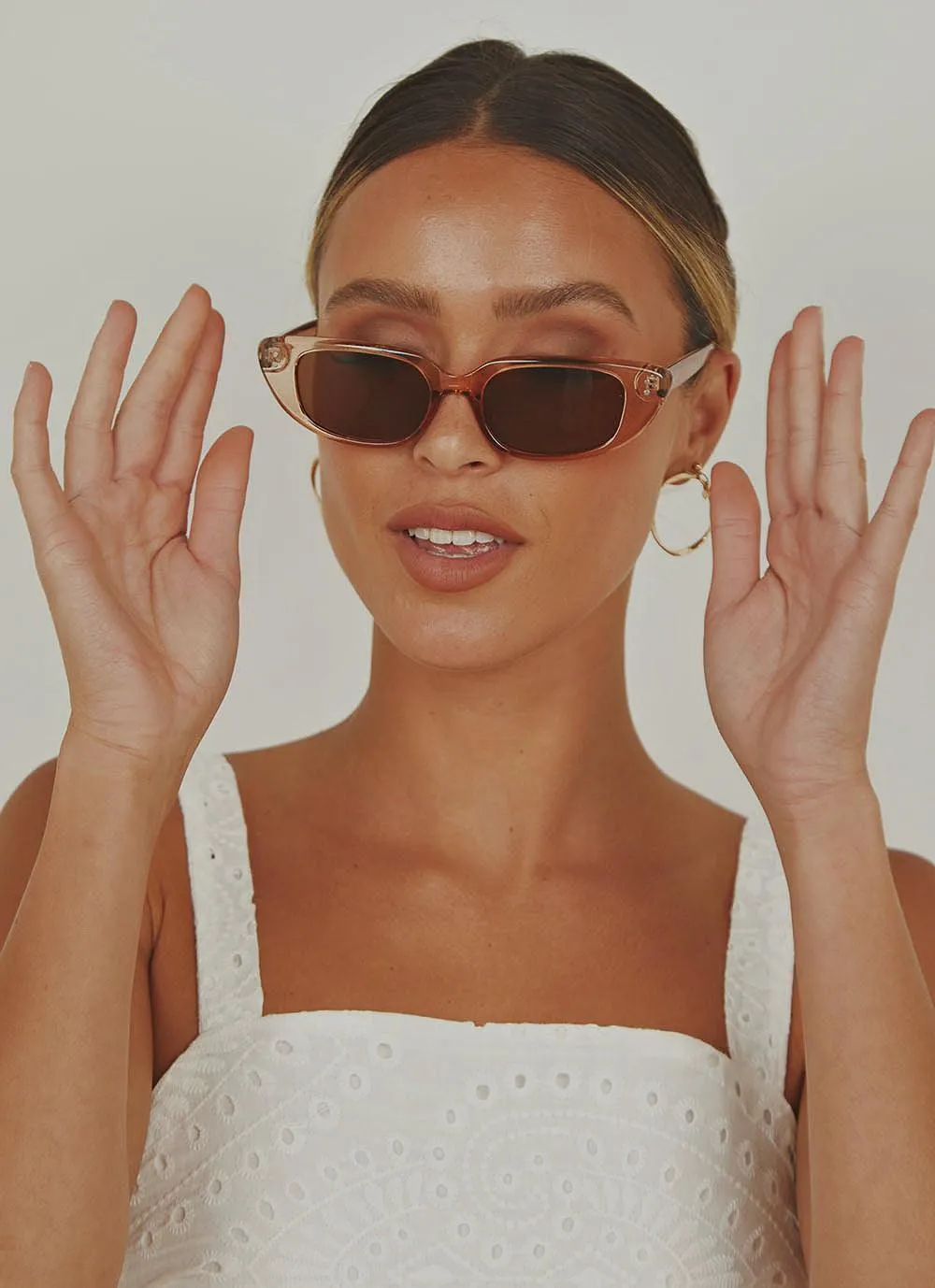 Zoey Sunglasses - Coffee sold by Peppermayo