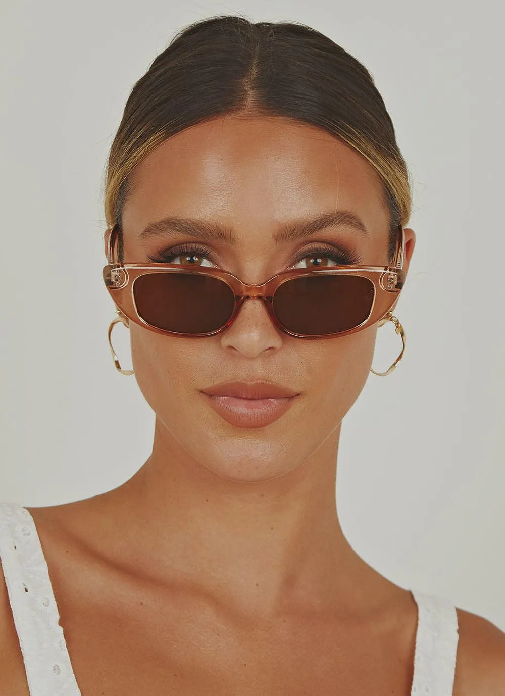 Zoey Sunglasses - Coffee sold by Peppermayo product image thumbnail 2