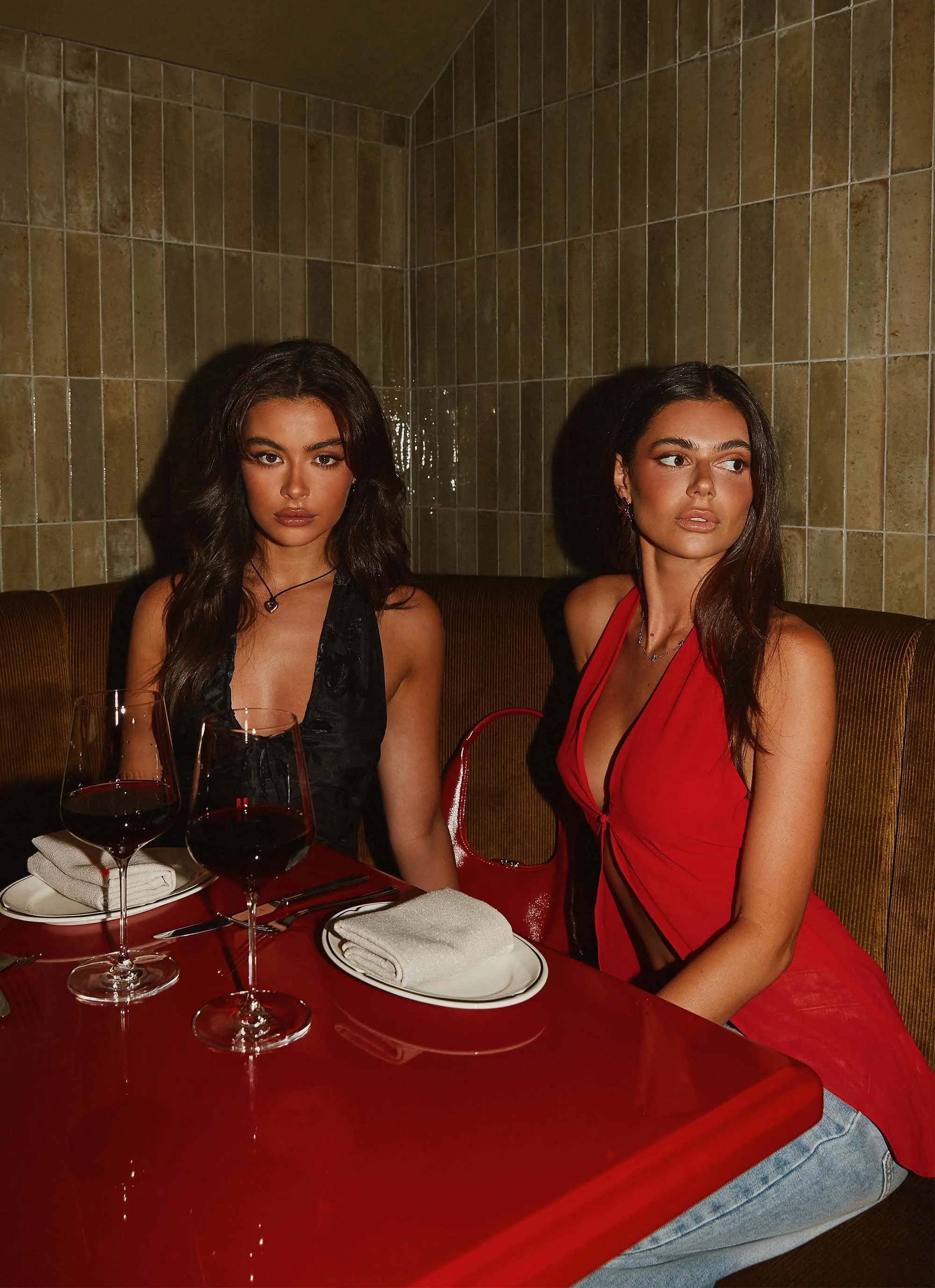 At Last Halterneck Top - Rouge Red sold by Peppermayo product image thumbnail 4