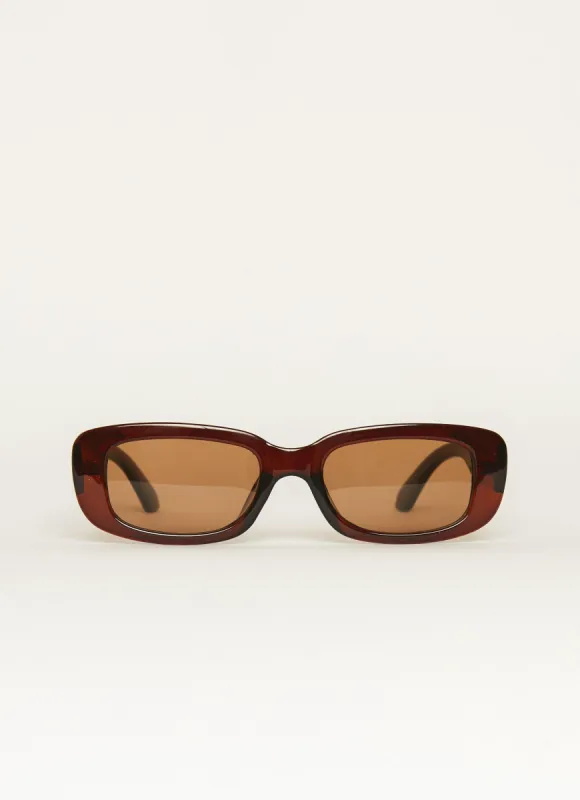 Hepburn Sunglasses - Brown made by Peppermayo