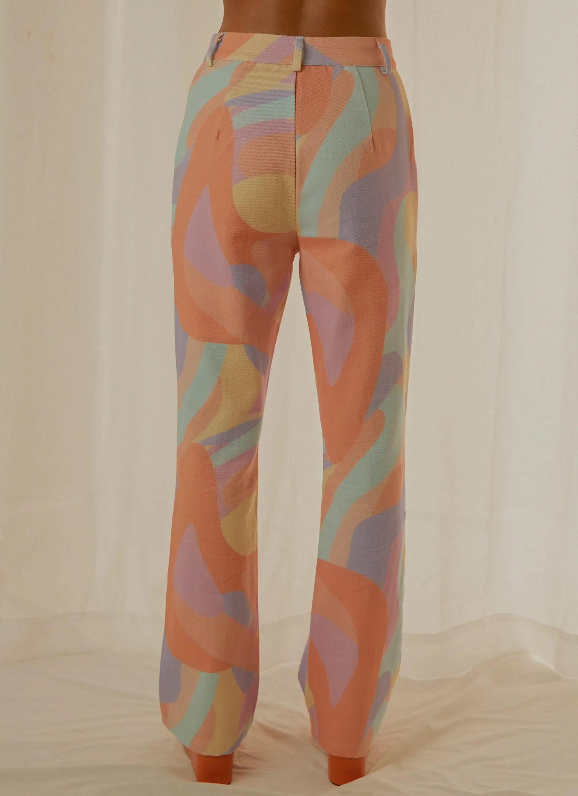 Keep Your Heart Pants - Pastel Wave sold by Peppermayo product image thumbnail 5