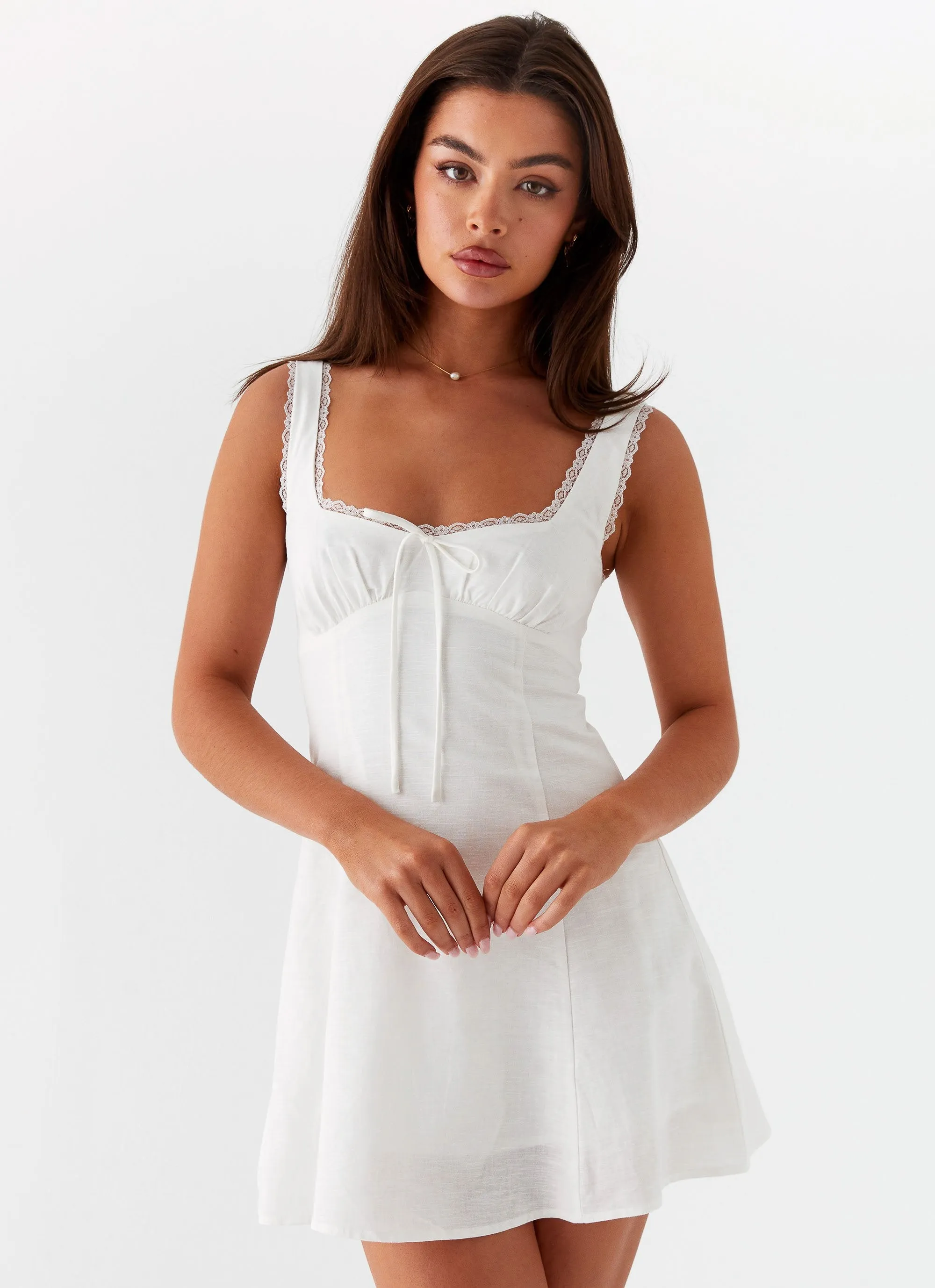 Rowena Mini Dress - White sold by Peppermayo product image thumbnail 5