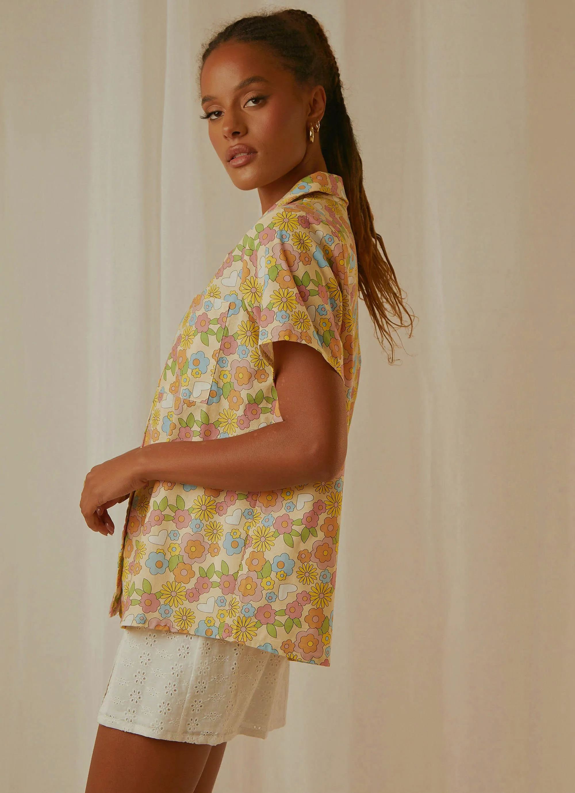 Summer Getaway Linen Shirt - Blossom sold by Peppermayo product image thumbnail 4