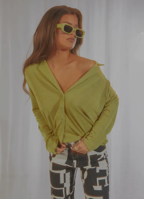 Simi Shirt - Lime sold by Peppermayo