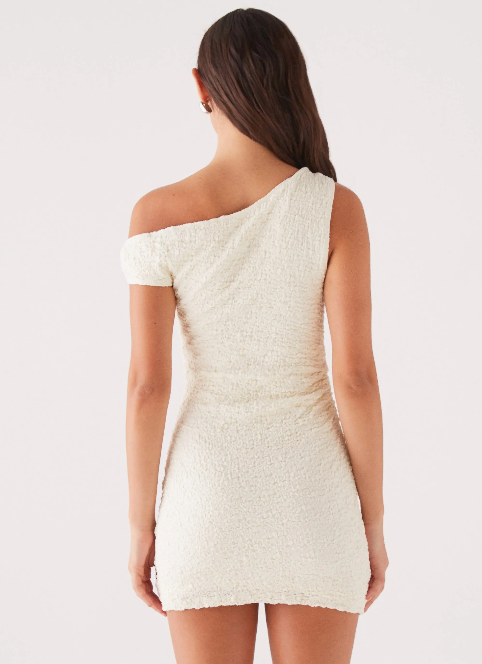 Farah Off Shoulder Mini Dress - White sold by Peppermayo product image thumbnail 4