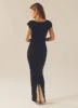 Vanessa Knit Midi Dress - Black sold by Peppermayo