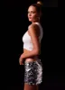Champagne Chic Mini Skirt - Discoball sold by Peppermayo