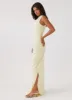 Daffodil Charm Linen Maxi Dress - Sunflower Yellow sold by Peppermayo