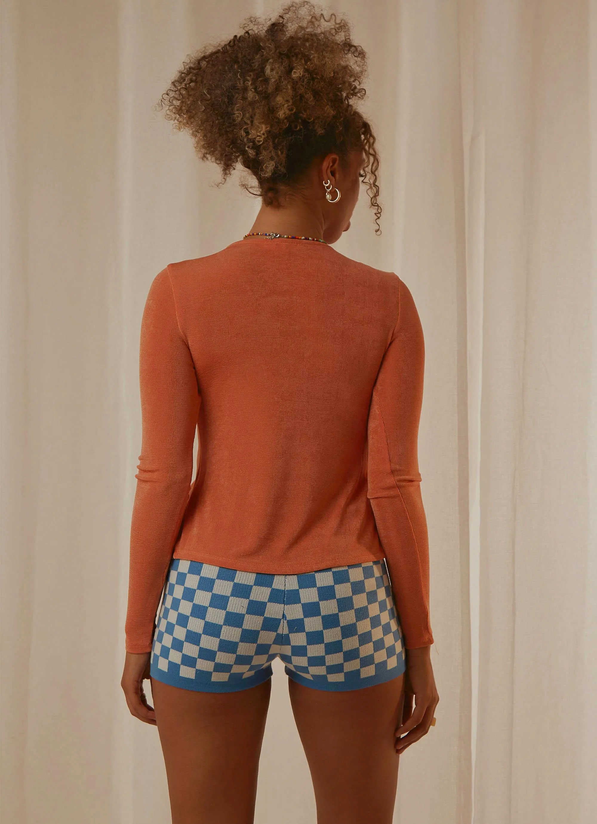 Pamela Long Sleeve Top - Orange sold by Peppermayo product image thumbnail 5