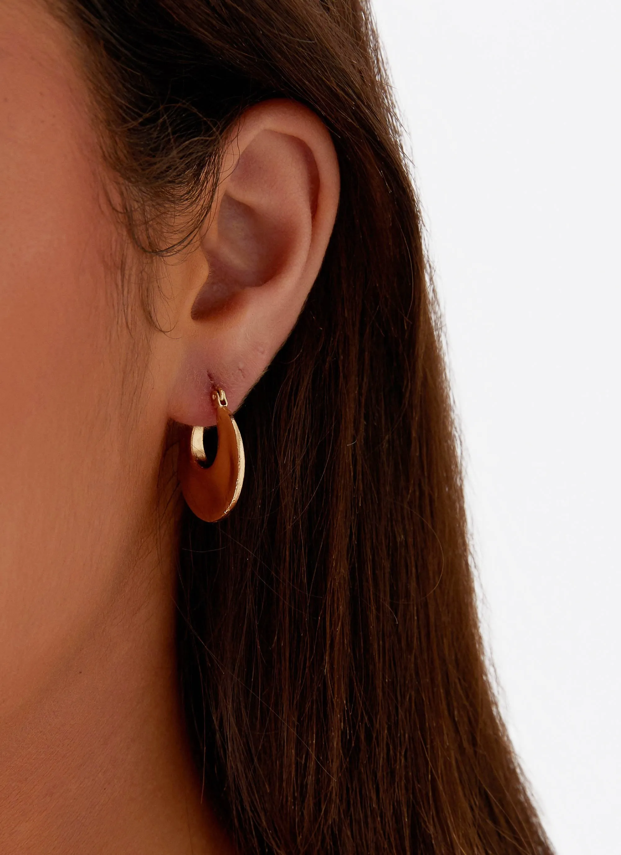 Nobody Else Earrings - Gold sold by Peppermayo product image thumbnail 3