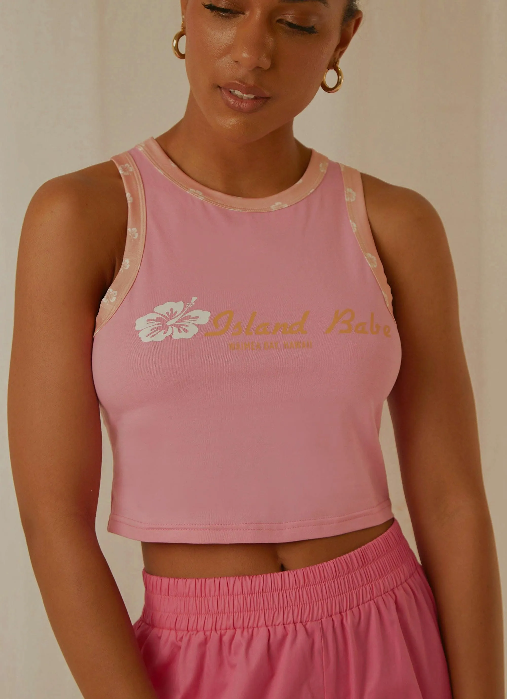 Island Babe Crop - Pink sold by Peppermayo product image thumbnail 2