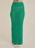 Free Time Crochet Maxi Skirt - Green sold by Peppermayo