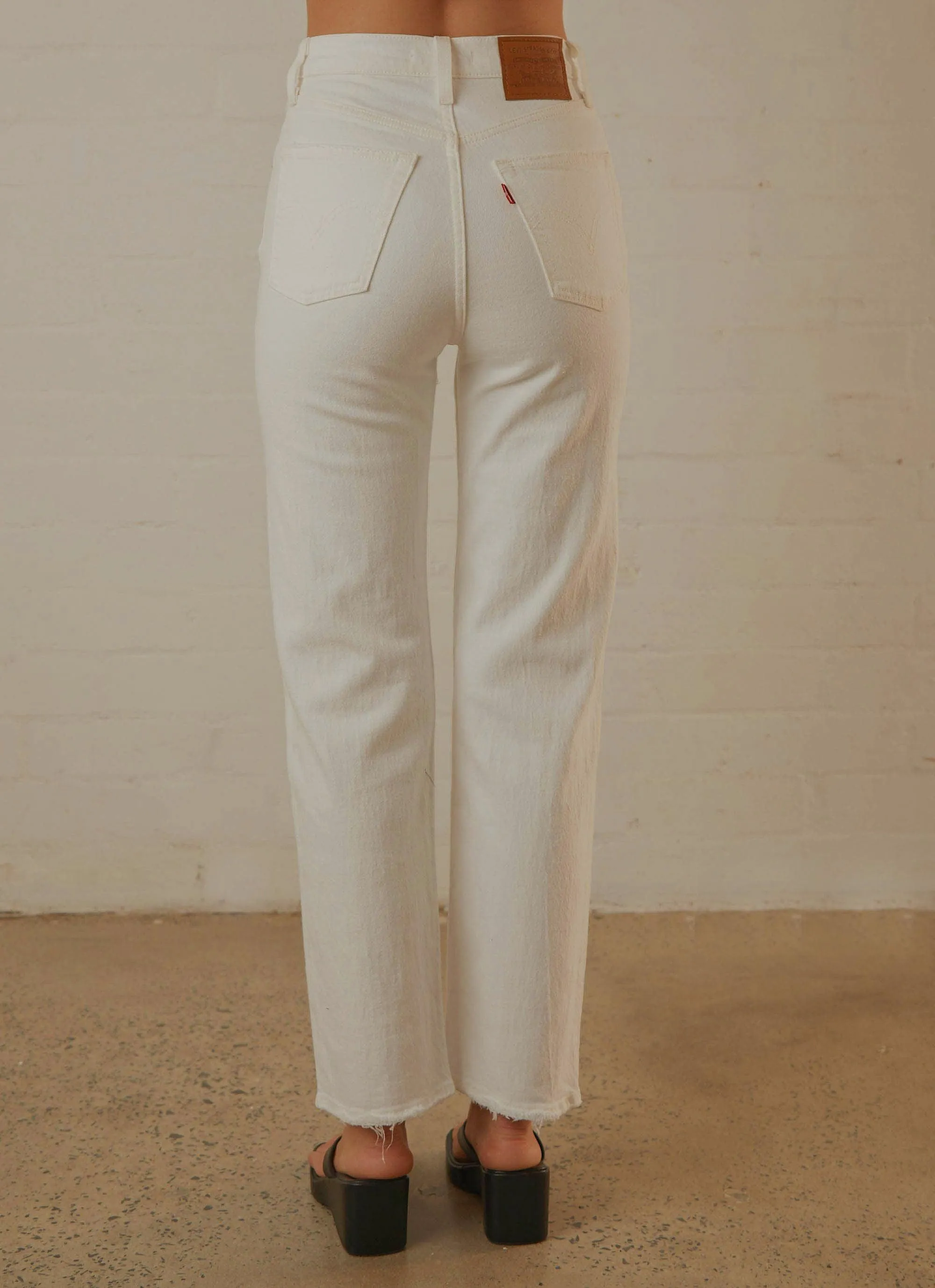 Ribcage Straight Ankle Jeans - Cloud Over sold by Peppermayo product image thumbnail 5