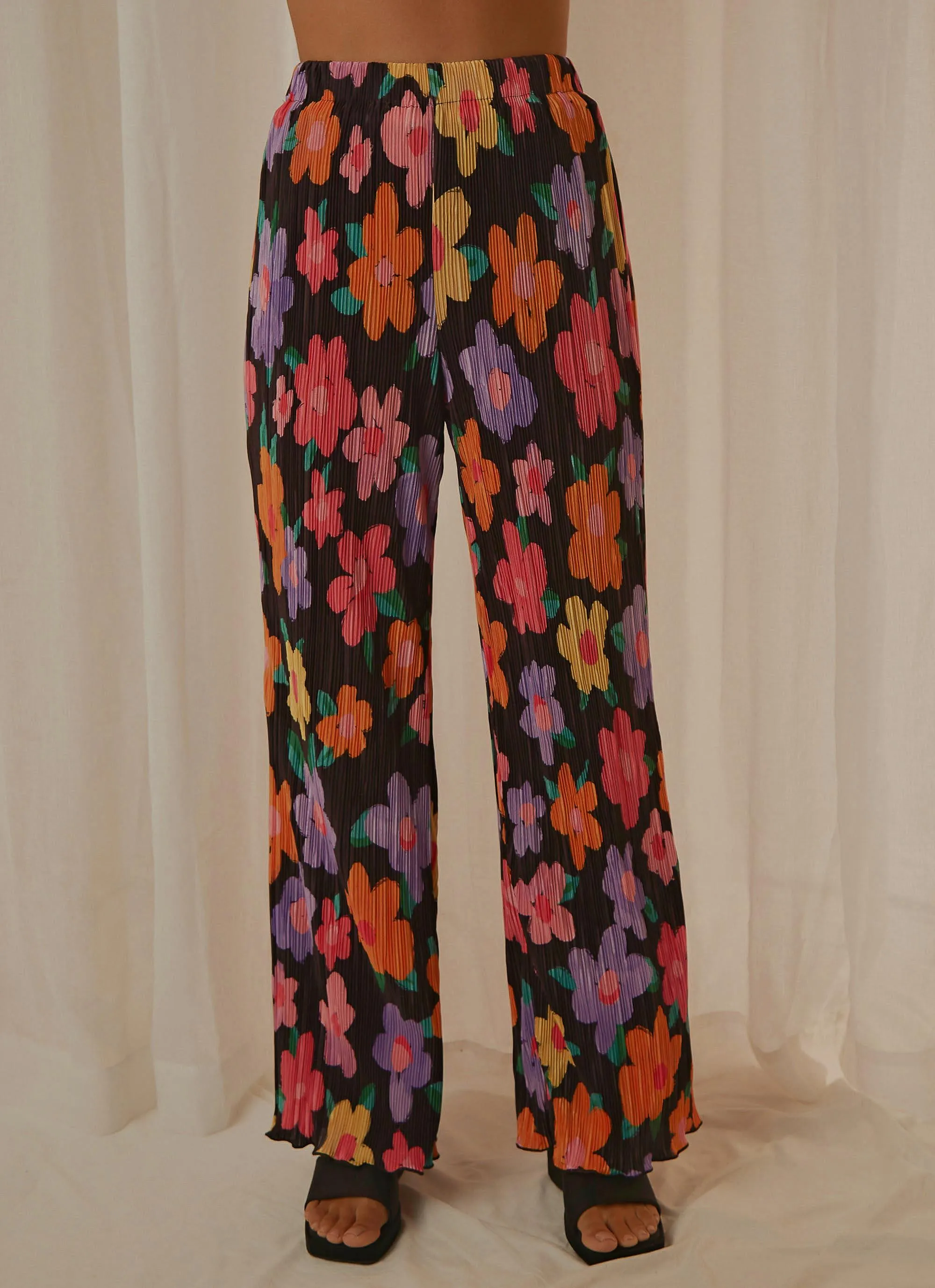 90s Muse Pants - Noir Bloom sold by Peppermayo product image thumbnail 5