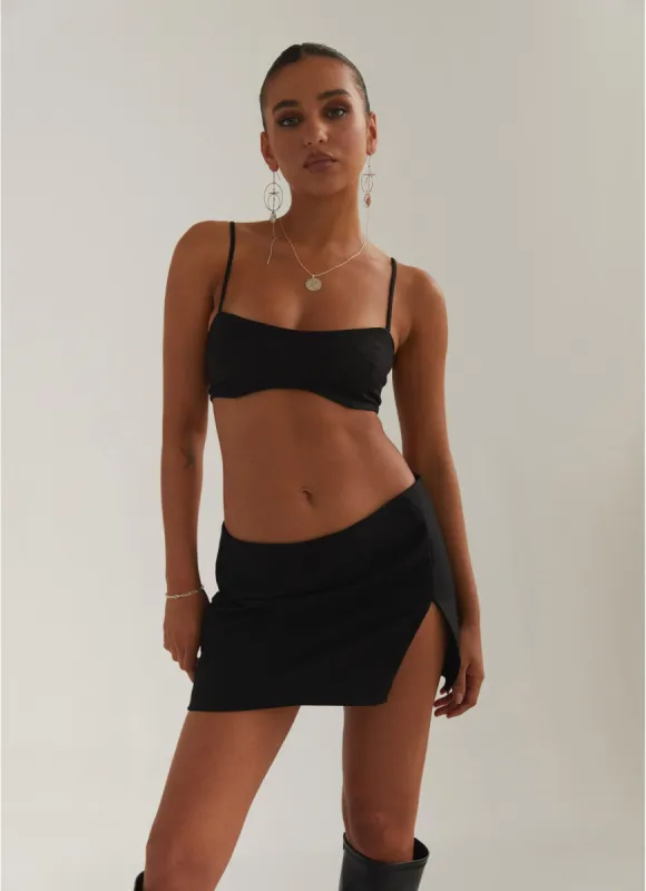 Studio Sun Mini Skirt - Shadow sold by Peppermayo