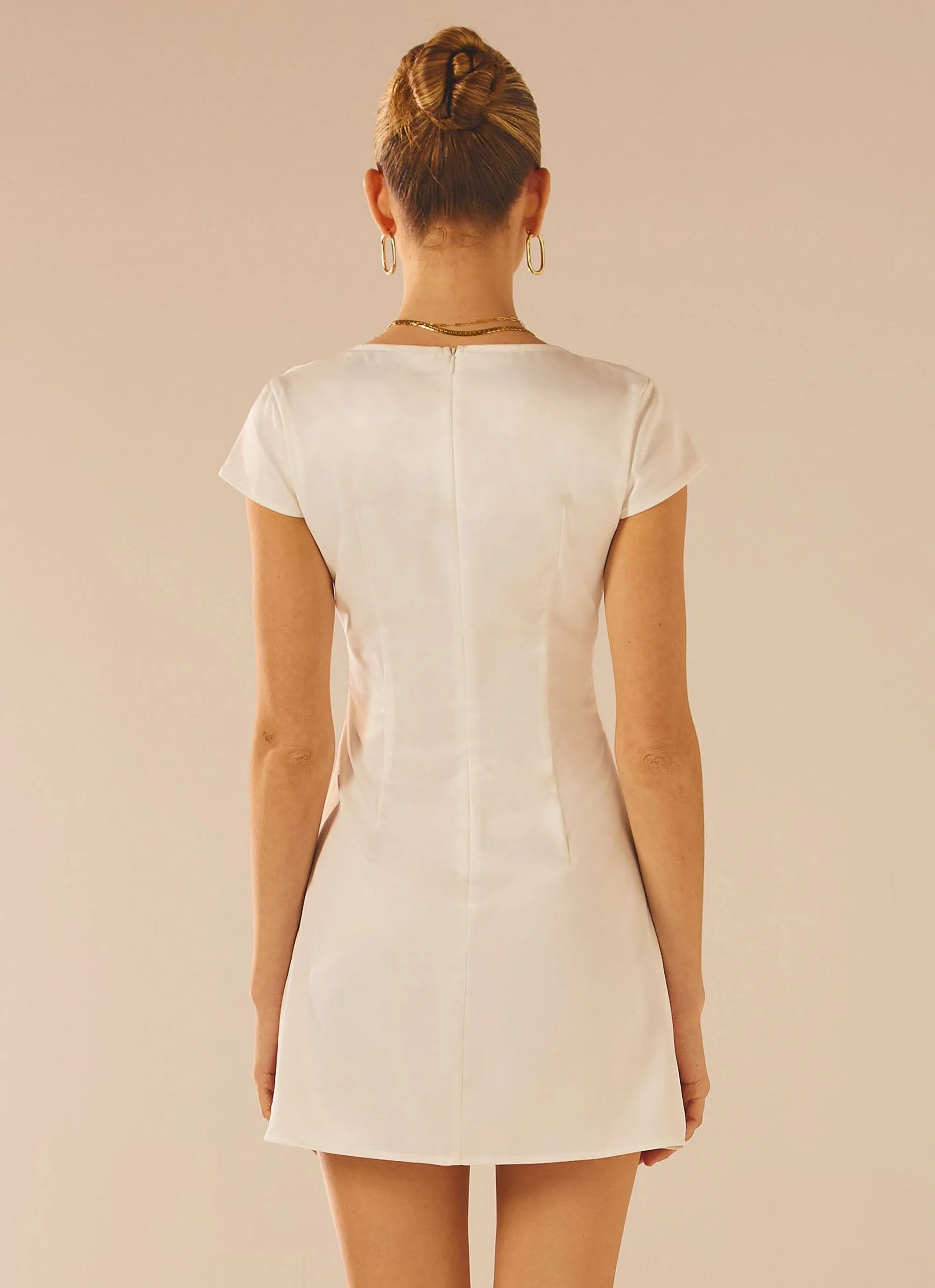 French Oasis Mini Dress - White Rose sold by Peppermayo product image thumbnail 4