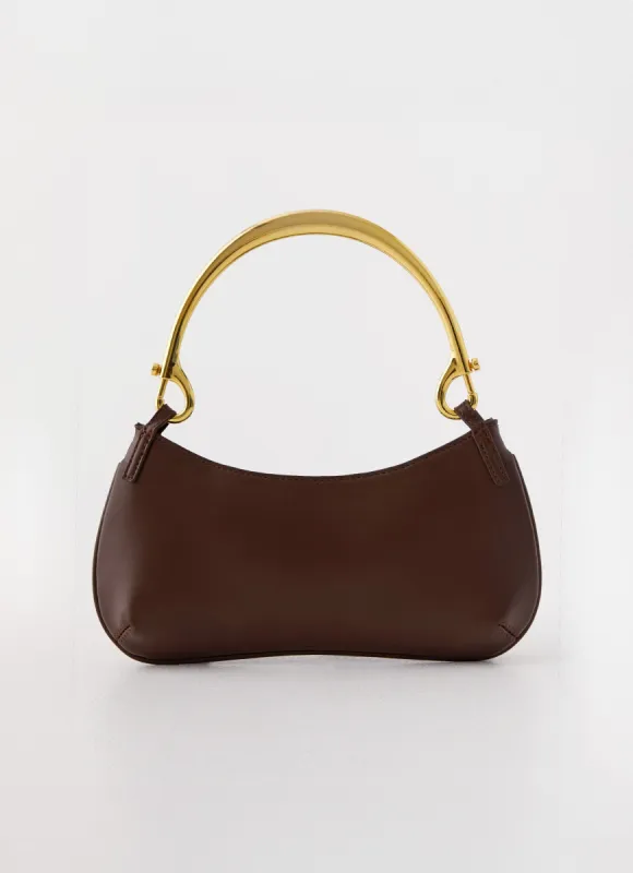 Kirsty Shoulder Bag - Chocolate sold by Peppermayo