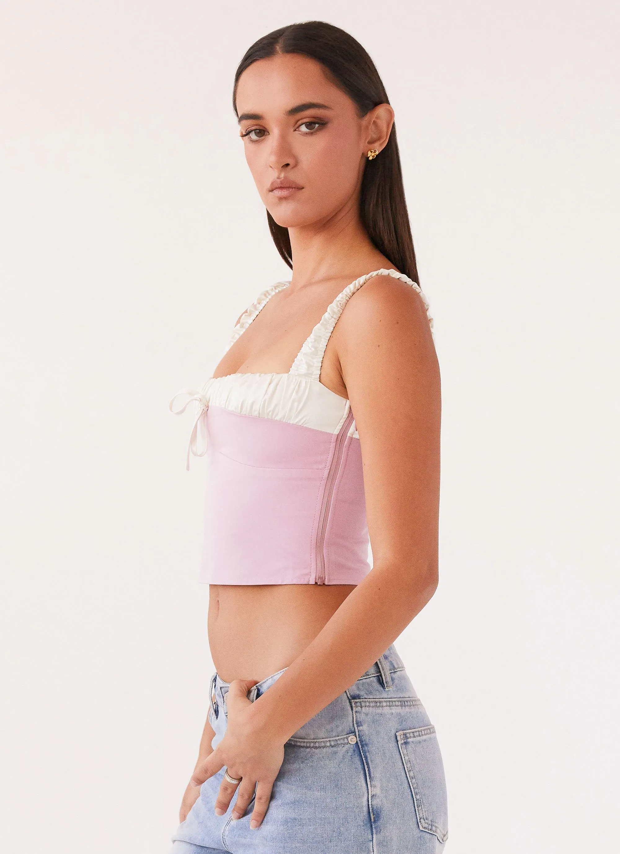 Ryder Bustier Top - Pink sold by Peppermayo product image thumbnail 3