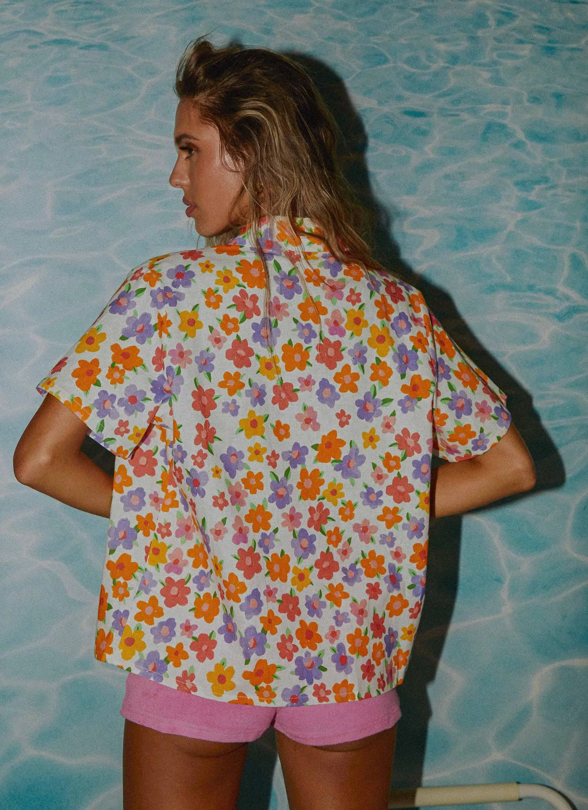 Rue Linen Shirt - Blooming sold by Peppermayo product image thumbnail 5