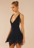 Milan Mood Mini Dress - Onyx sold by Peppermayo
