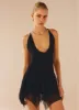 Milan Mood Mini Dress - Onyx sold by Peppermayo