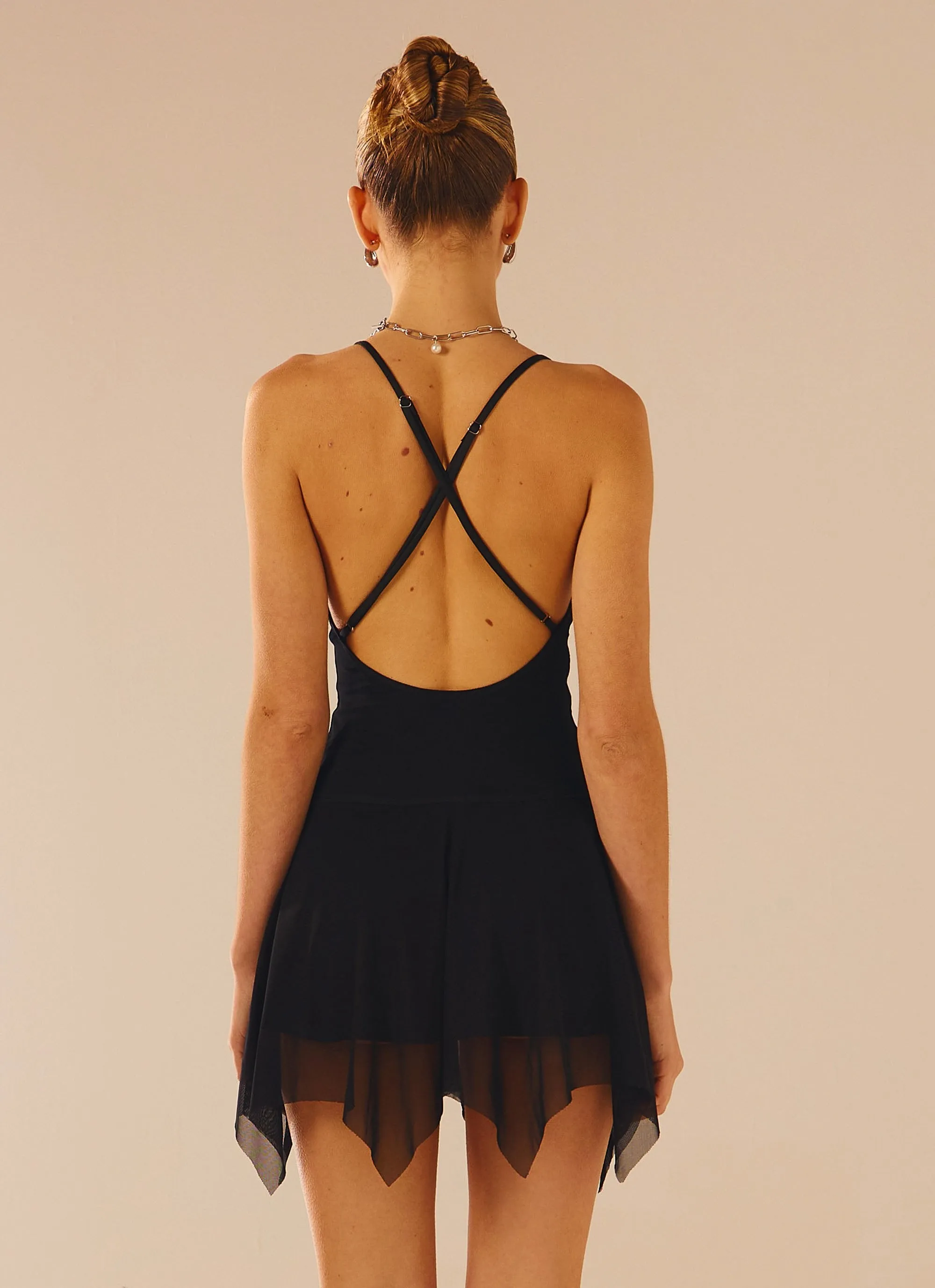 Milan Mood Mini Dress - Onyx sold by Peppermayo product image thumbnail 5