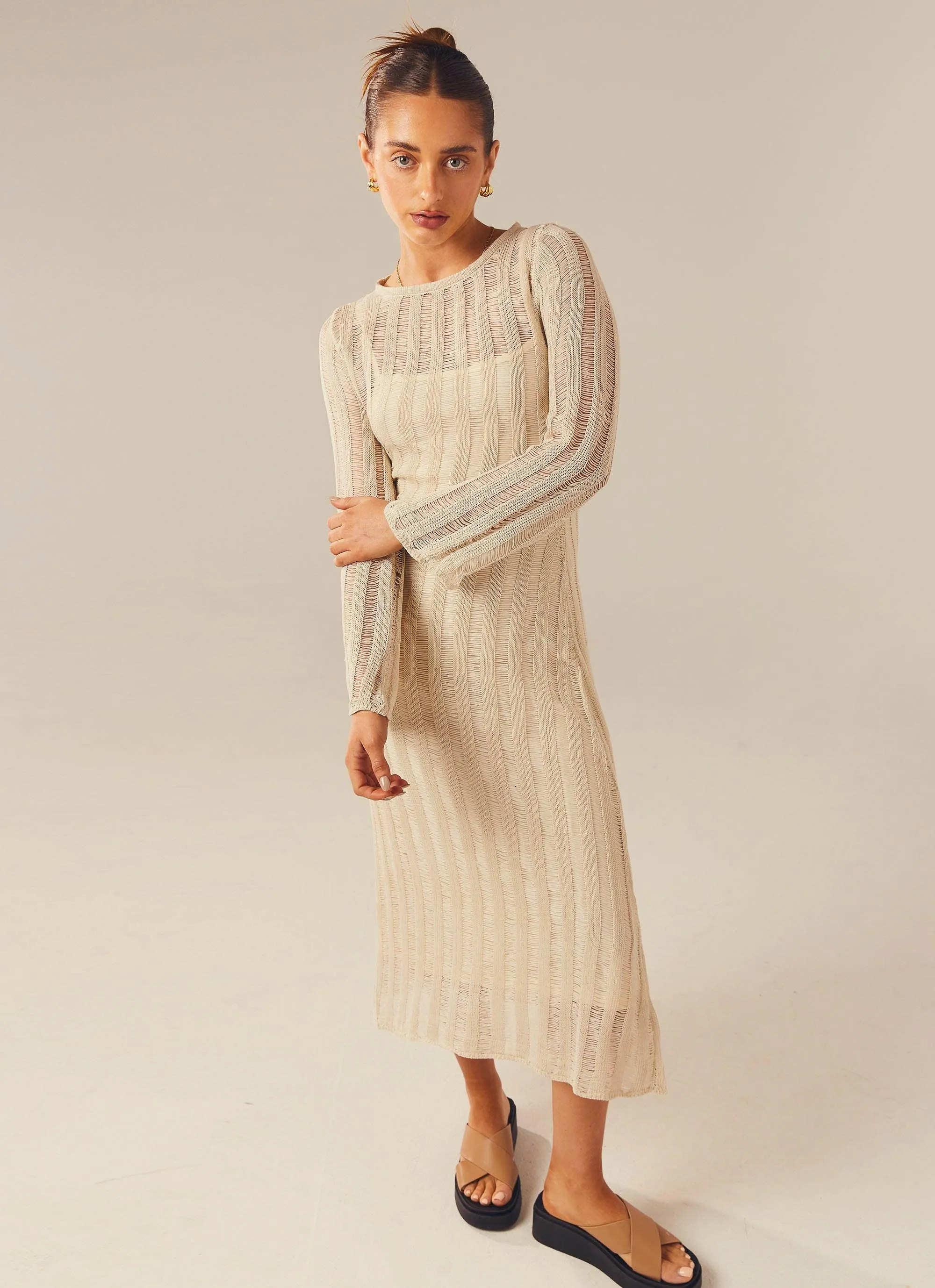 All I Want Maxi Dress - Beige sold by Peppermayo product image thumbnail 5