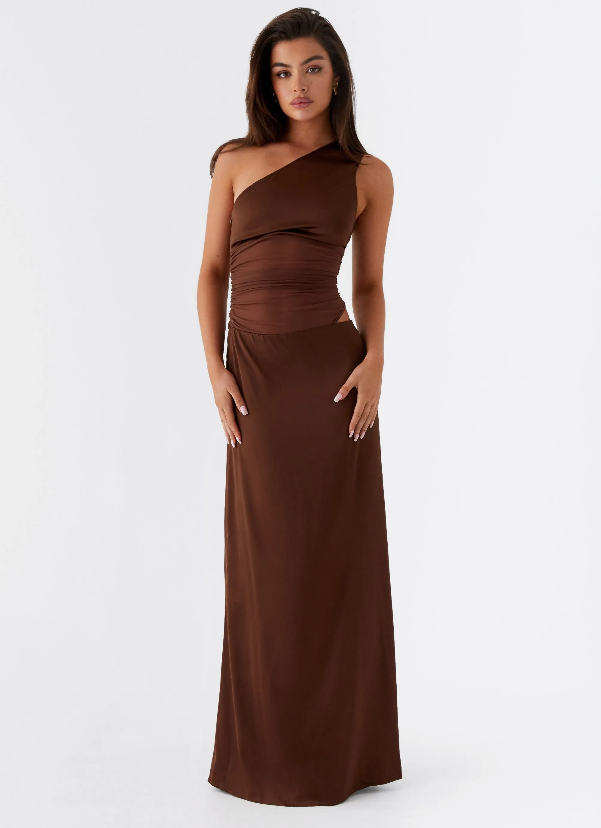 Juliette Maxi Dress - Chocolate sold by Peppermayo product image thumbnail 2