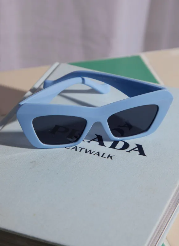 On The Regular Sunglasses - Blue sold by Peppermayo