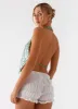 Rio Dreams Cowl Neck Halter Top - Green sold by Peppermayo