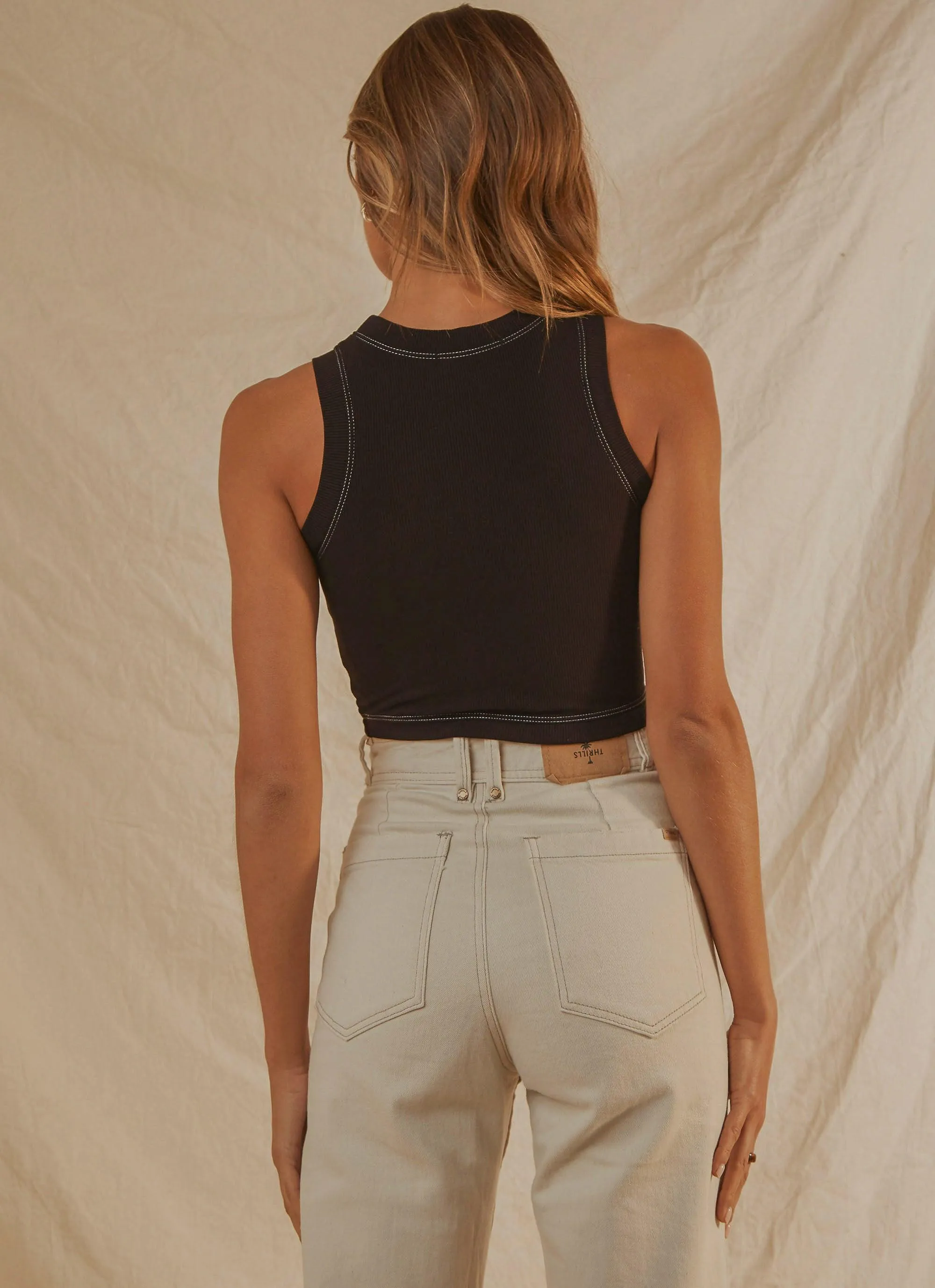 Sophie Vest Top - Black sold by Peppermayo product image thumbnail 5