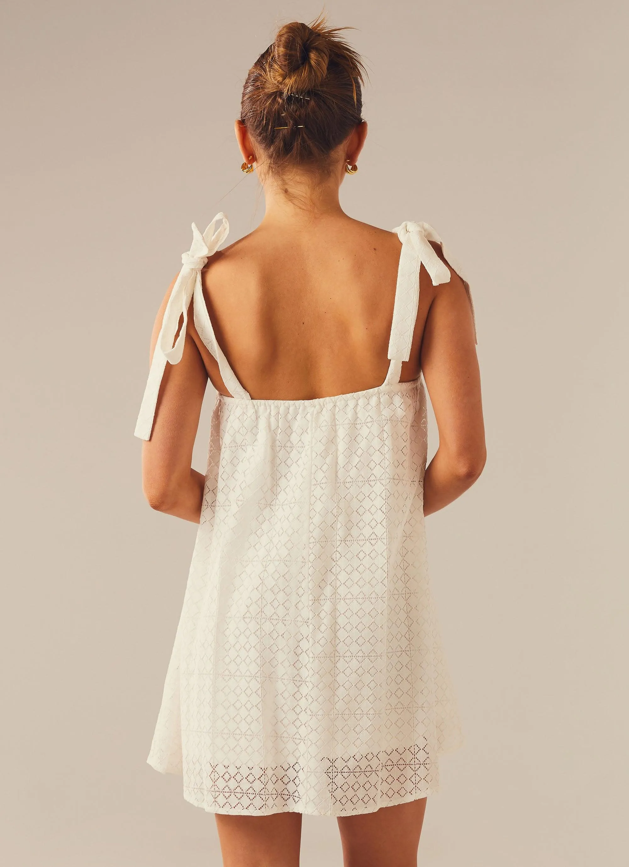 Summers Day Mini Dress - Pure White sold by Peppermayo product image thumbnail 4