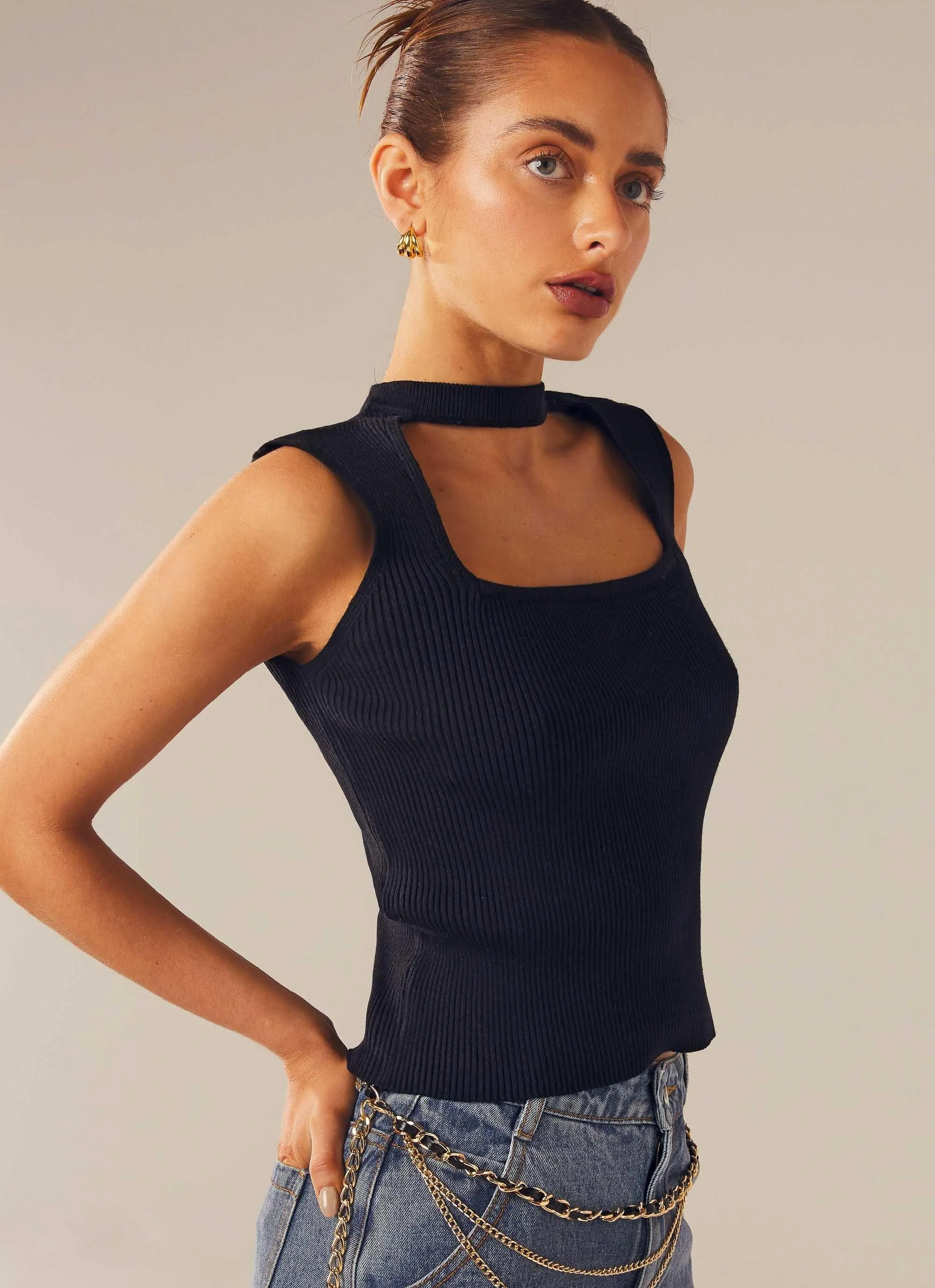 Undecided Knit Top - Black sold by Peppermayo product image thumbnail 3