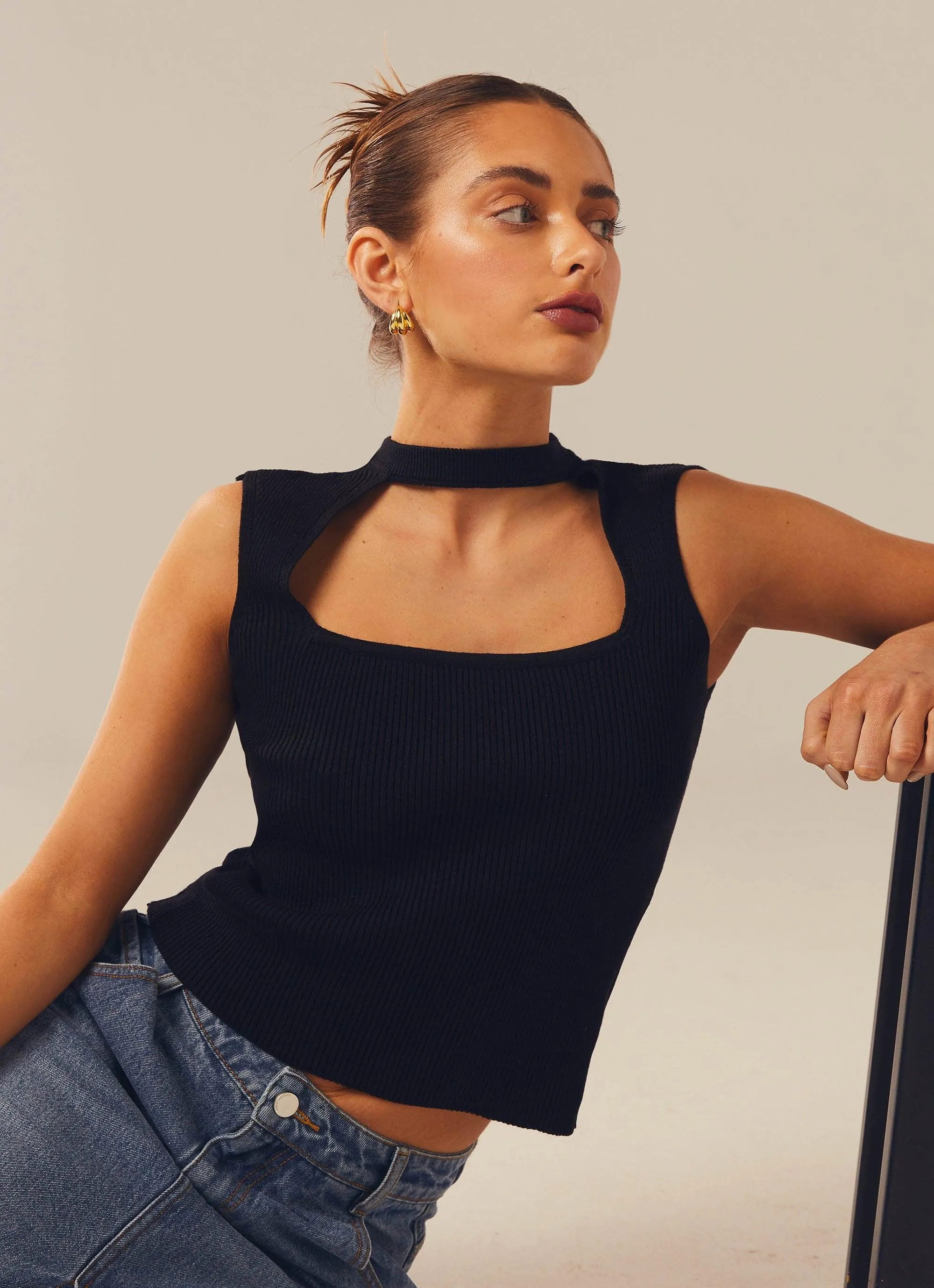 Undecided Knit Top - Black sold by Peppermayo product image thumbnail 4