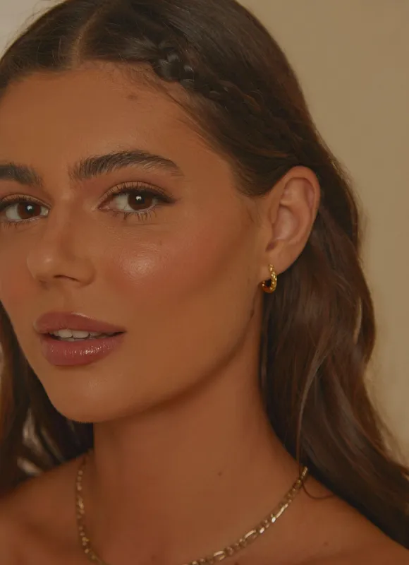 Hold On To You Earrings - Gold sold by Peppermayo