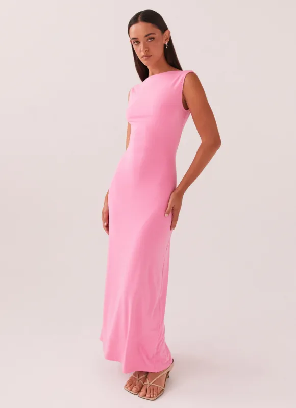 Celina Maxi Dress - Pink sold by Peppermayo