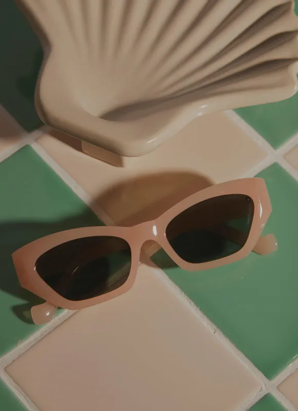 Call Me By Your Name Sunglasses - Beige made by Peppermayo