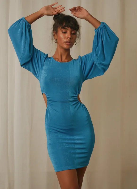 Dance all Night Dress - Blue sold by Peppermayo