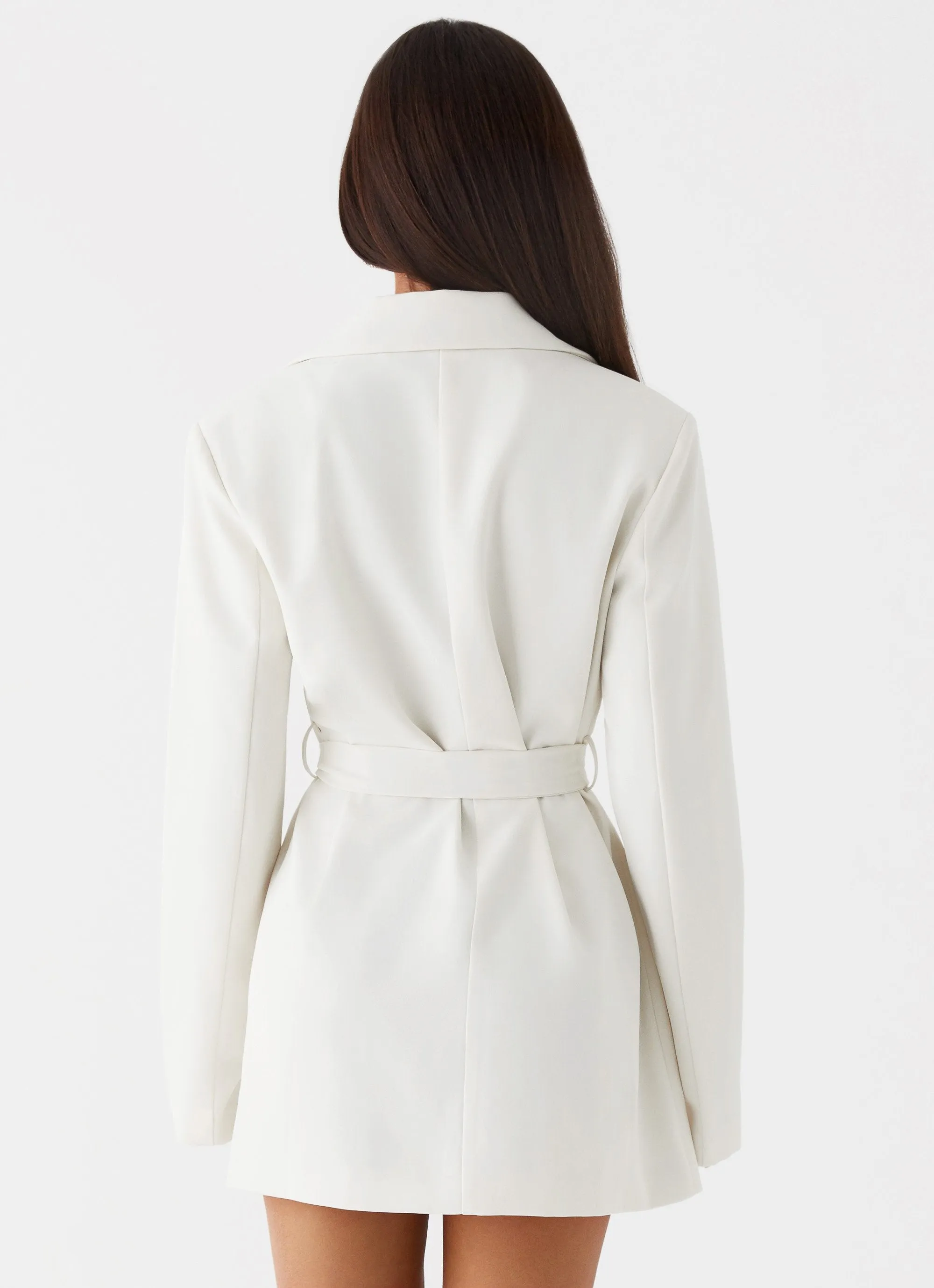 Safia Blazer Mini Dress - White sold by Peppermayo product image thumbnail 5