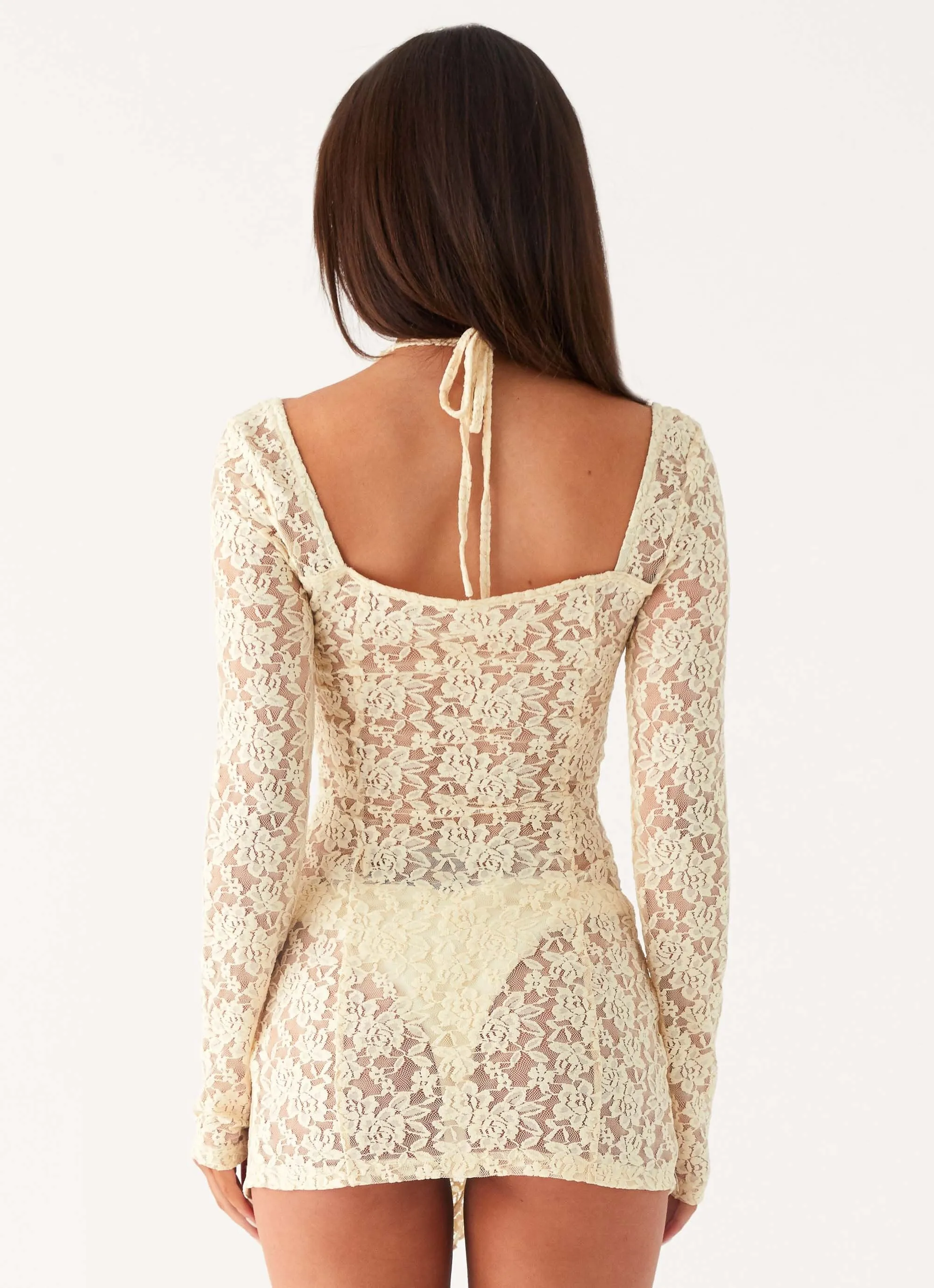 Rarri Lace Mini Dress - Ivory sold by Peppermayo product image thumbnail 4