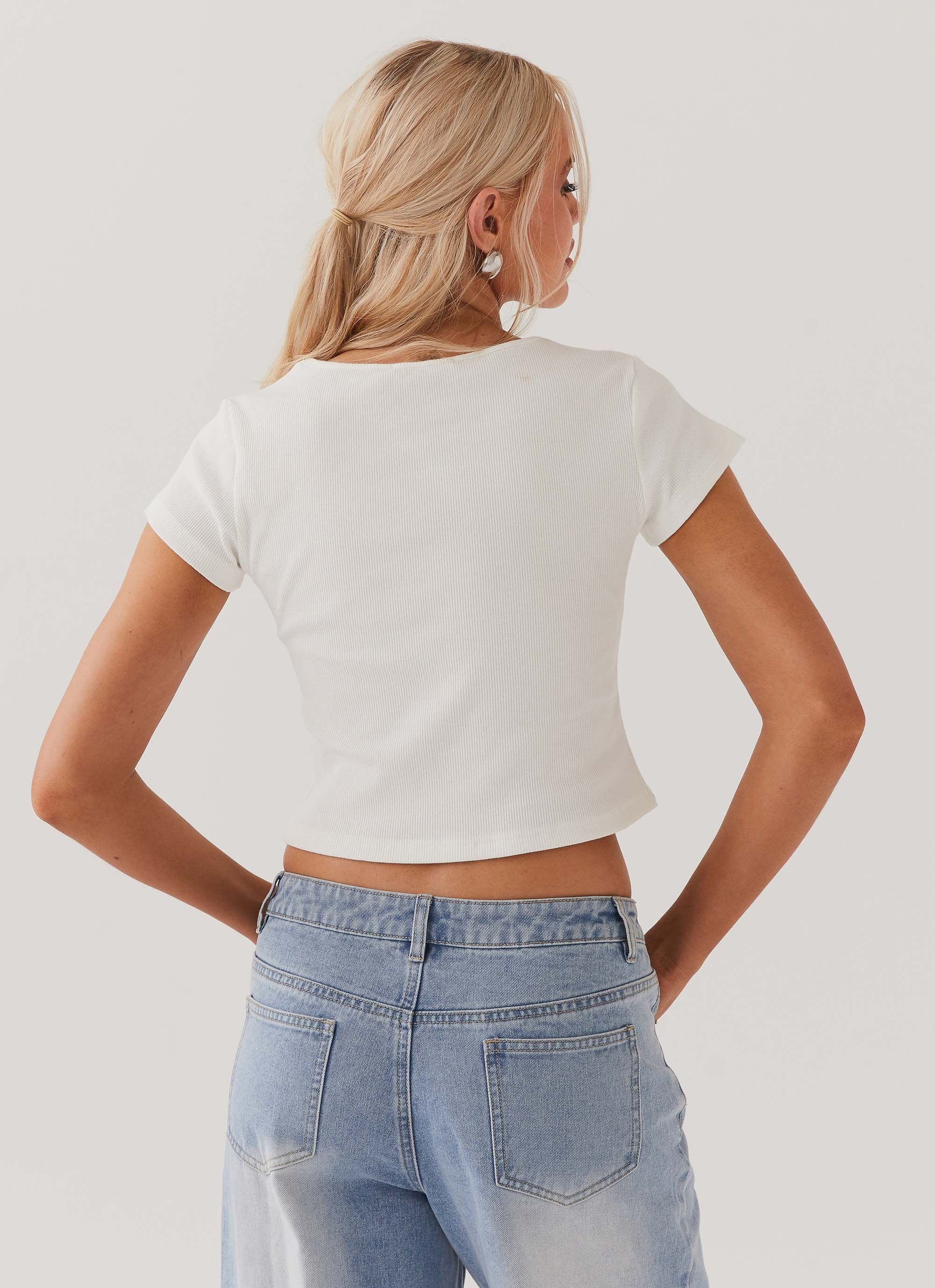 Reverie Bliss Ribbed Baby Tee - Montenegro sold by Peppermayo product image thumbnail 4