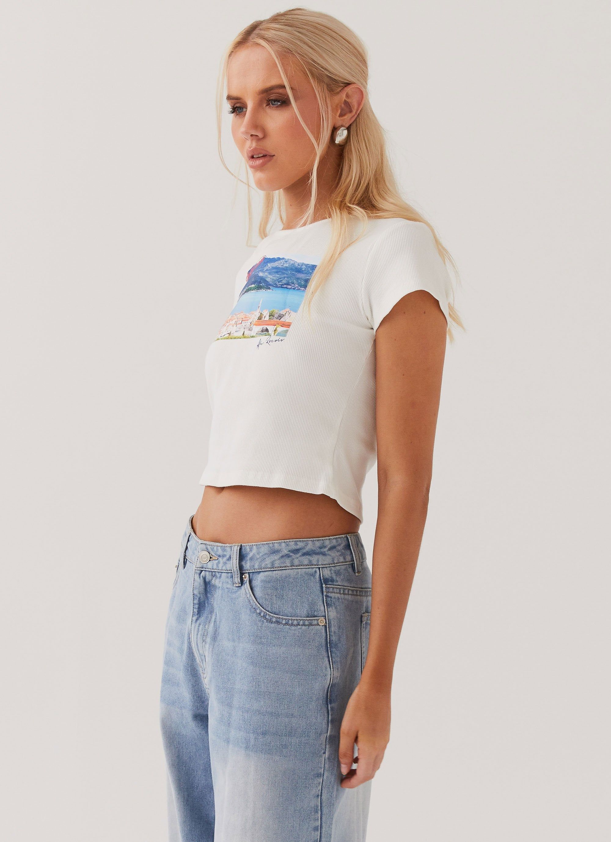 Reverie Bliss Ribbed Baby Tee - Montenegro sold by Peppermayo product image thumbnail 5