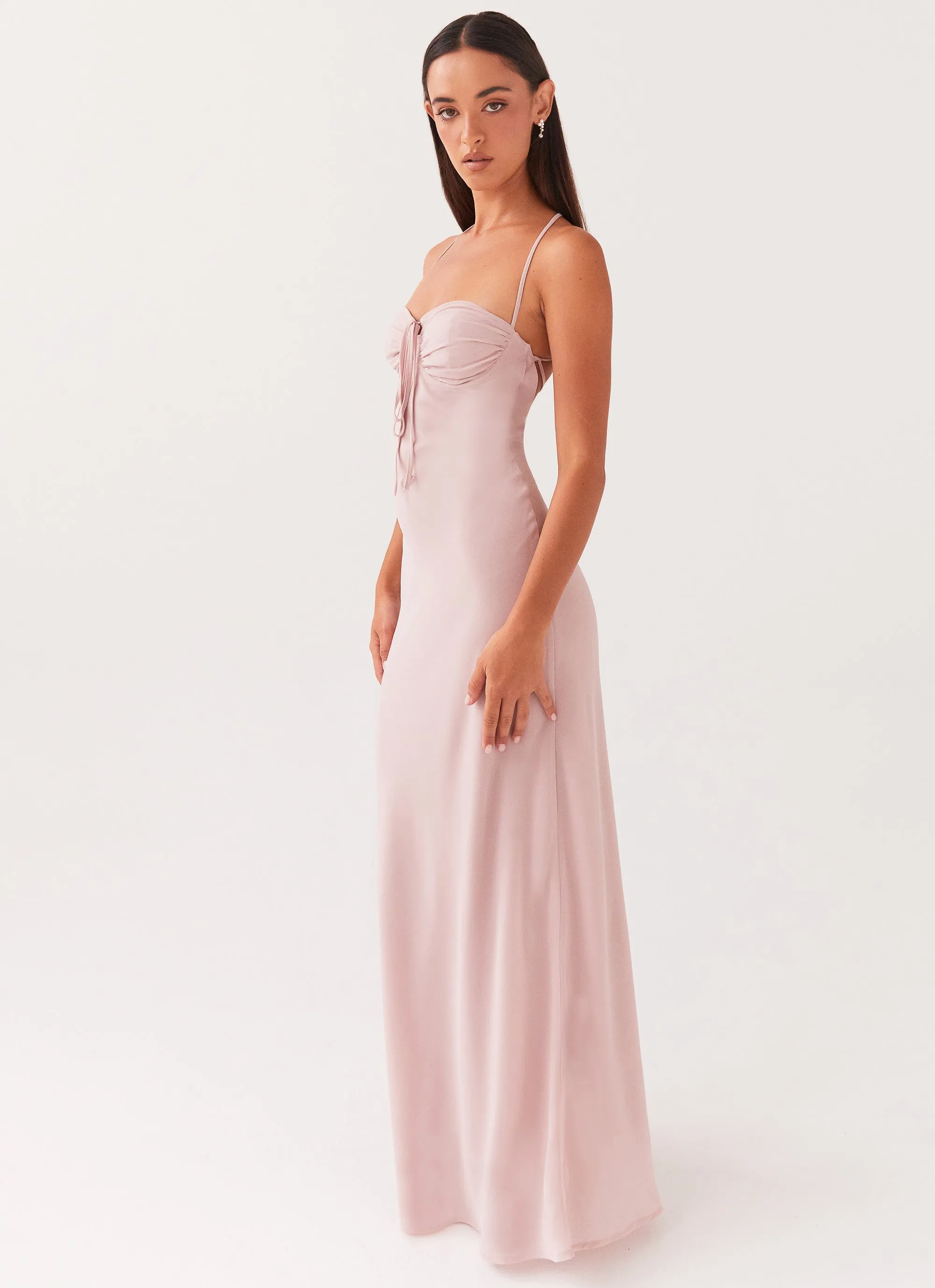 Aveline Maxi Dress - Mauve sold by Peppermayo product image thumbnail 4