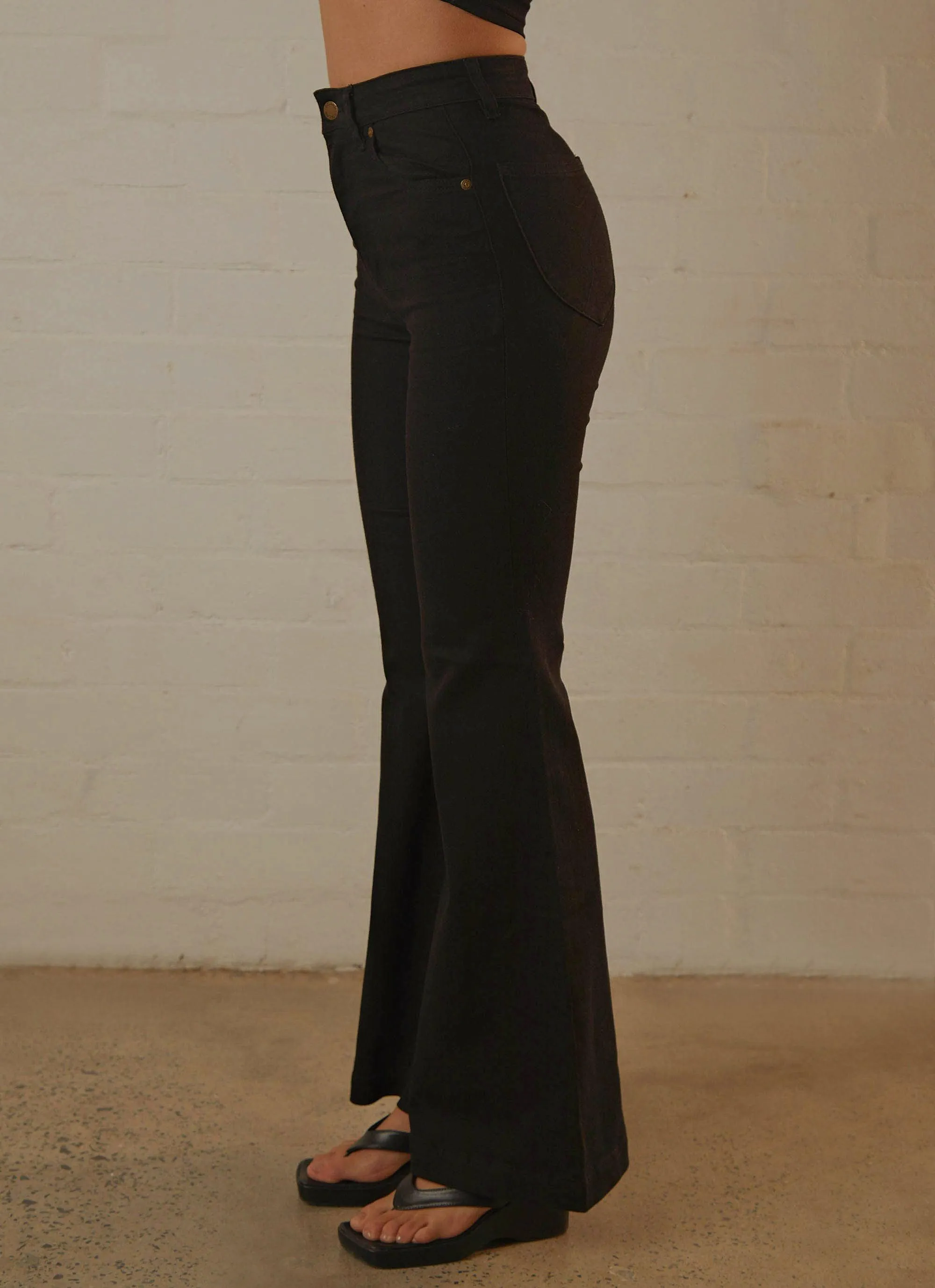 Eastcoast Flare Pants - Galaxy Black sold by Peppermayo product image thumbnail 5