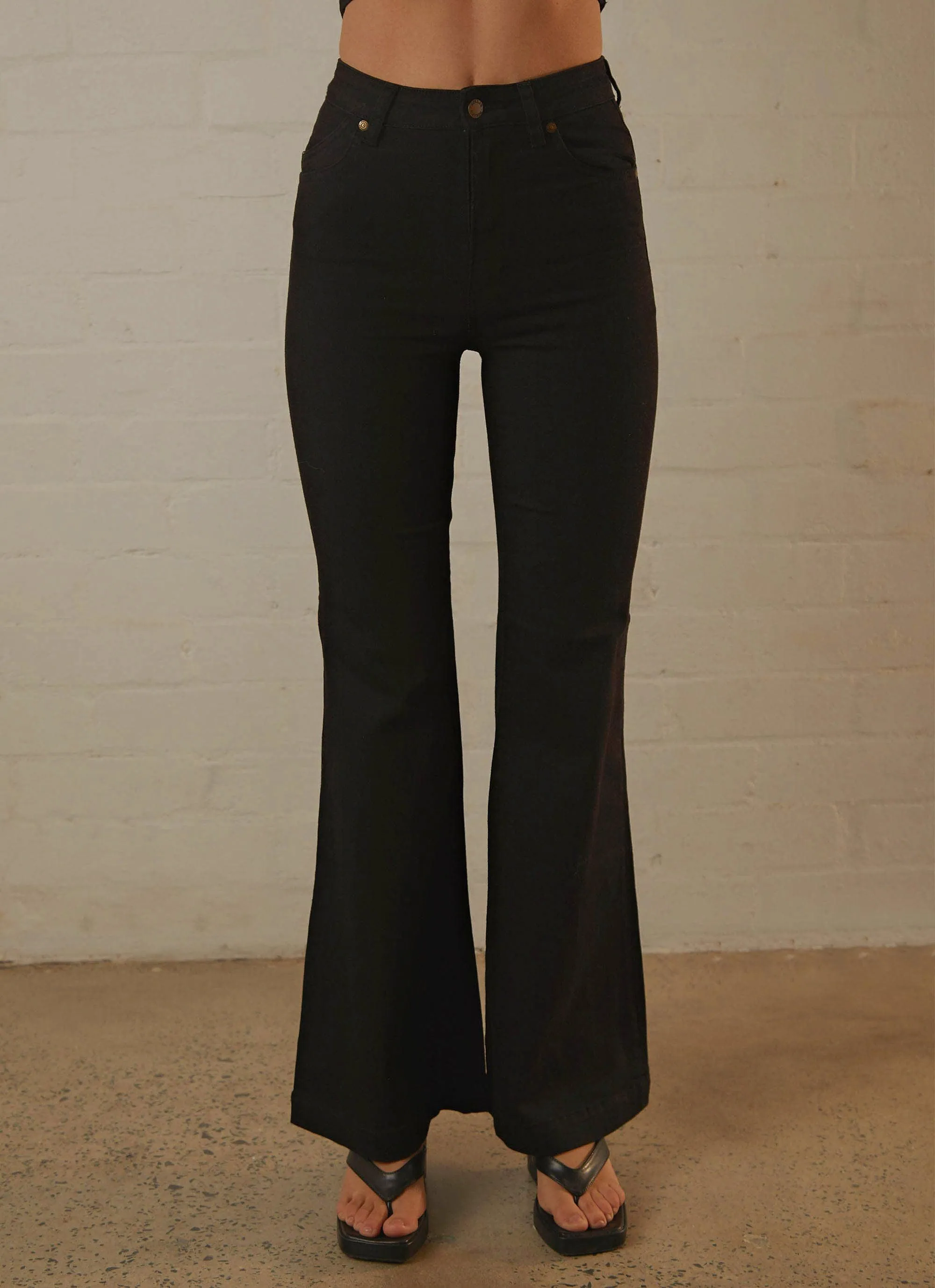 Eastcoast Flare Pants - Galaxy Black sold by Peppermayo product image thumbnail 4