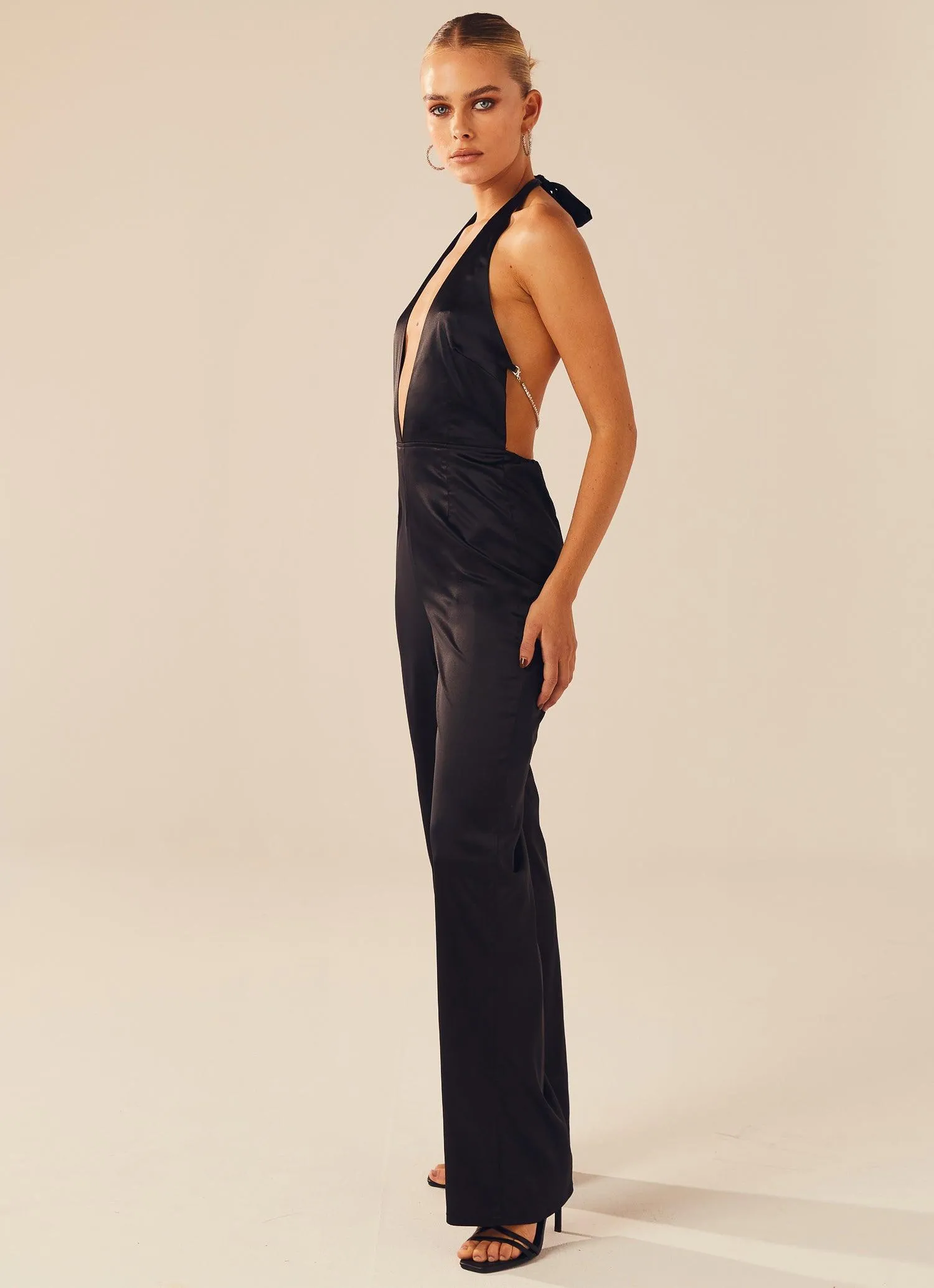 Mystery Muse Jumpsuit - Onyx sold by Peppermayo product image thumbnail 3