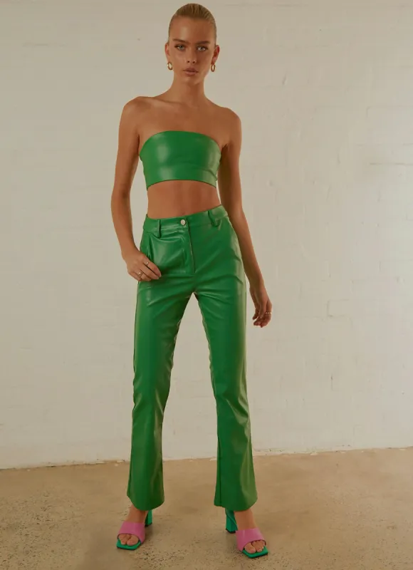 L.A Street Style Pants - Jade Green sold by Peppermayo