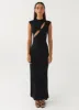Special Affair Maxi Dress - Black sold by Peppermayo