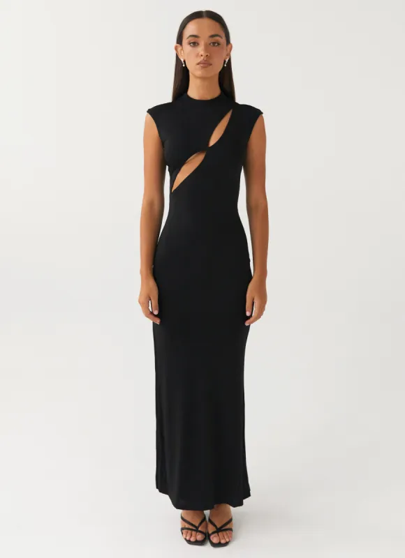 Special Affair Maxi Dress - Black sold by Peppermayo