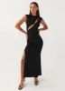 Special Affair Maxi Dress - Black sold by Peppermayo
